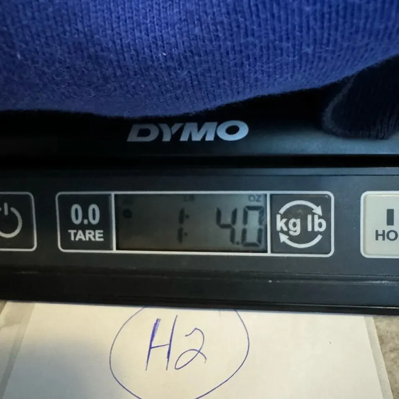 Escada Sport Men's Embroidered Sweatshirt Size M Blue Black Academia Collared - Picture 7 of 7